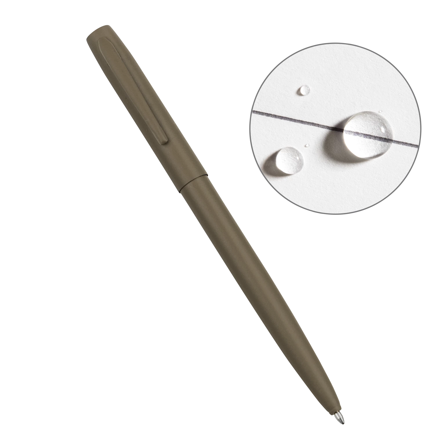 Rite In The Rain Weatherproof Metal Clicker Pen - Black Ink 5 Rite In The Rain Weatherproof Metal Clicker Pen - Black Ink