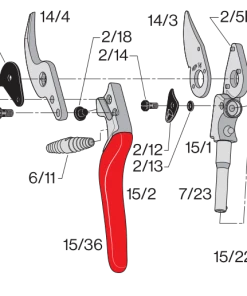 FELCO 15 Compact Pruning Shear Home, Farm & Garden 5 FELCO 15 Compact Pruning Shear Home, Farm & Garden