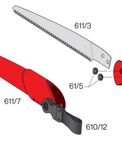 Hand Saws FELCO 611 Pruning Saw 33 Cm / 13 Inch Blade