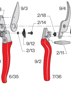 Home, Farm & Garden FELCO 9 Left-Handed Ergonomic Pruning Shear 7 Home, Farm & Garden FELCO 9 Left-Handed Ergonomic Pruning Shear