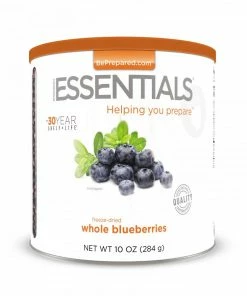 Food & Food Storage Emergency Essentials Freeze-Dried Whole Blueberries Large Can