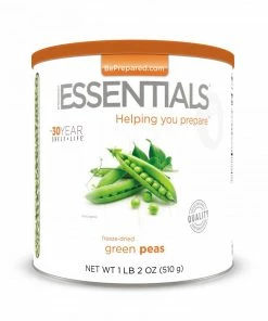 Emergency Essentials Freeze-Dried Green Peas Large Can