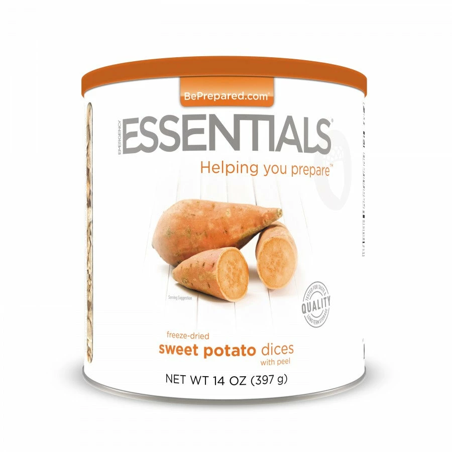Emergency Essentials Freeze Dried Sweet Potato Dices With Peel Large Can Food & Food Storage 1 Emergency Essentials Freeze Dried Sweet Potato Dices With Peel Large Can Food & Food Storage