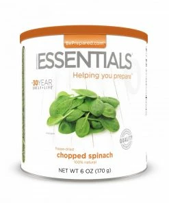 Food & Food Storage Emergency Essentials Freeze-Dried Chopped Spinach Large Can