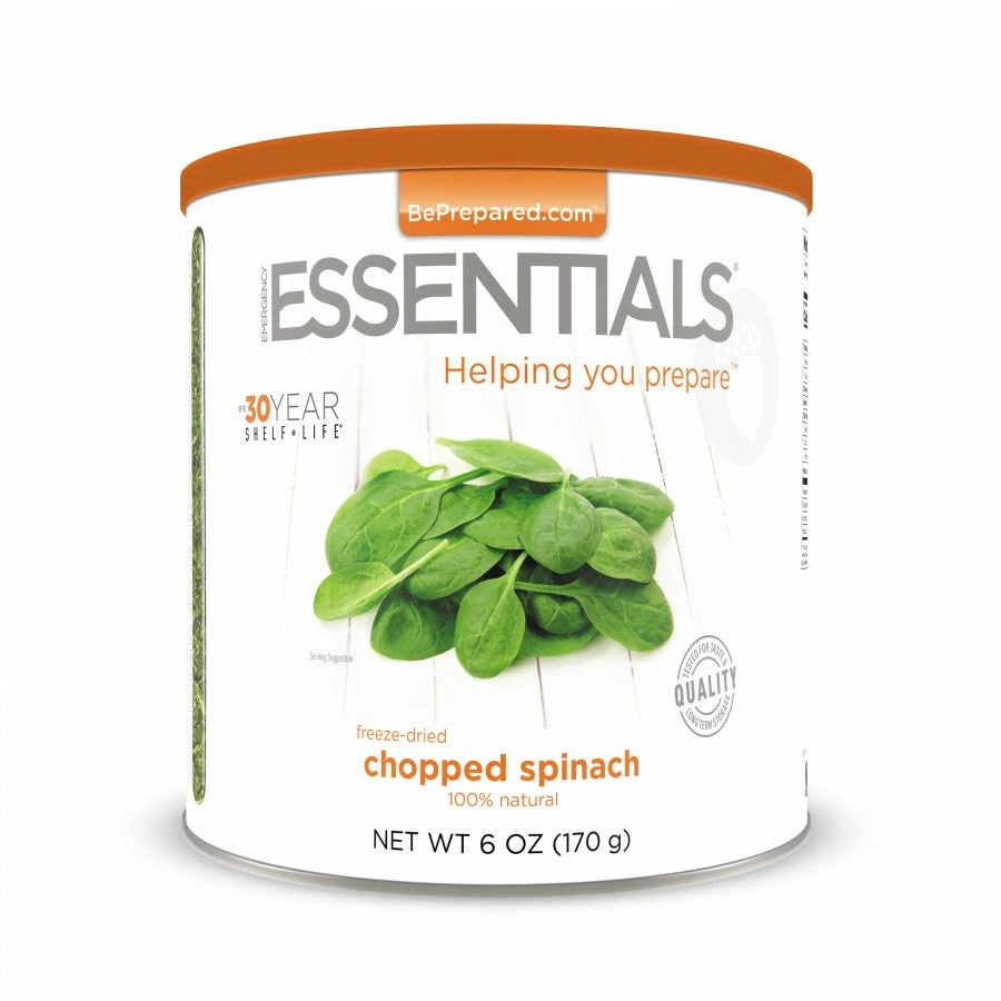 Food & Food Storage Emergency Essentials Freeze-Dried Chopped Spinach Large Can 1 Food & Food Storage Emergency Essentials Freeze-Dried Chopped Spinach Large Can