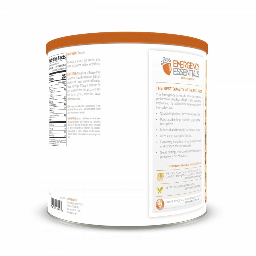 Food & Food Storage Emergency Essentials Freeze Dried Tomato Chunks - Large Can 2 Food & Food Storage Emergency Essentials Freeze Dried Tomato Chunks - Large Can