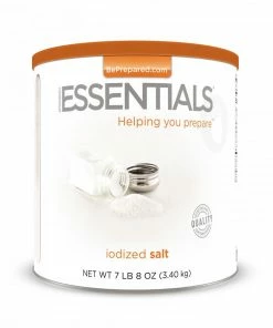Food & Food Storage Emergency Essentials Iodized Salt Large Can