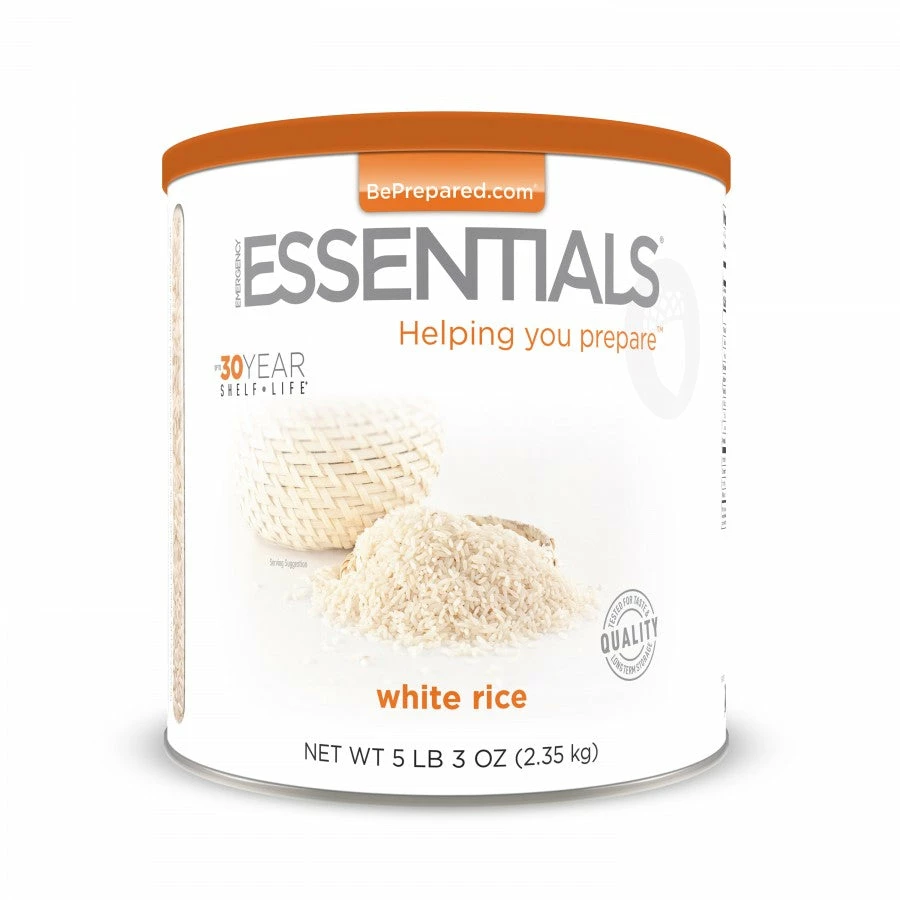 Emergency Essentials White Rice Large Can Food & Food Storage 1 Emergency Essentials White Rice Large Can Food & Food Storage