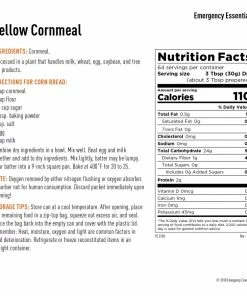 Emergency Essentials Yellow Cornmeal - Large Can
