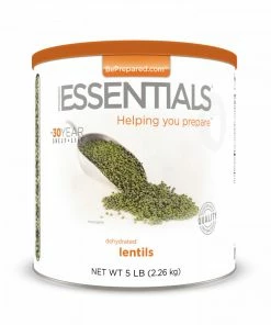Emergency Essentials Lentils Large Can