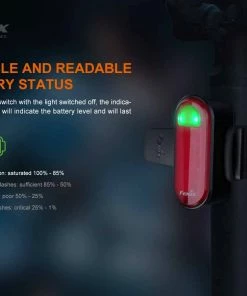 Gear FENIX BC05R V2.0 RECHARGEABLE BIKE TAILLIGHT