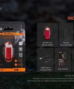 Gear FENIX BC05R V2.0 RECHARGEABLE BIKE TAILLIGHT