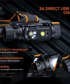Headlamps FENIX HM70R RECHARGEABLE HEADLAMP
