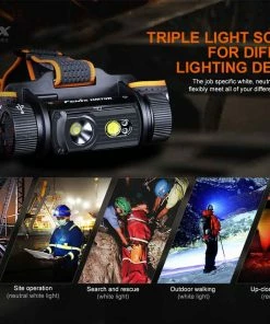 Headlamps FENIX HM70R RECHARGEABLE HEADLAMP