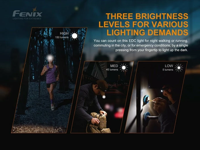 Fenix E-Lite 150 Lumens Multipurpose Mini Flashlight 6 Fenix E-Lite 150 Lumens Multipurpose Mini Flashlight