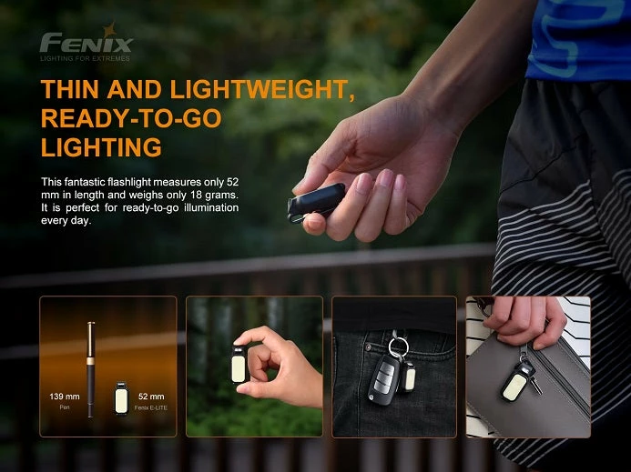 Fenix E-Lite 150 Lumens Multipurpose Mini Flashlight 8 Fenix E-Lite 150 Lumens Multipurpose Mini Flashlight