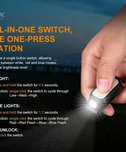 Fenix E-Lite 150 Lumens Multipurpose Mini Flashlight 22 Fenix E-Lite 150 Lumens Multipurpose Mini Flashlight