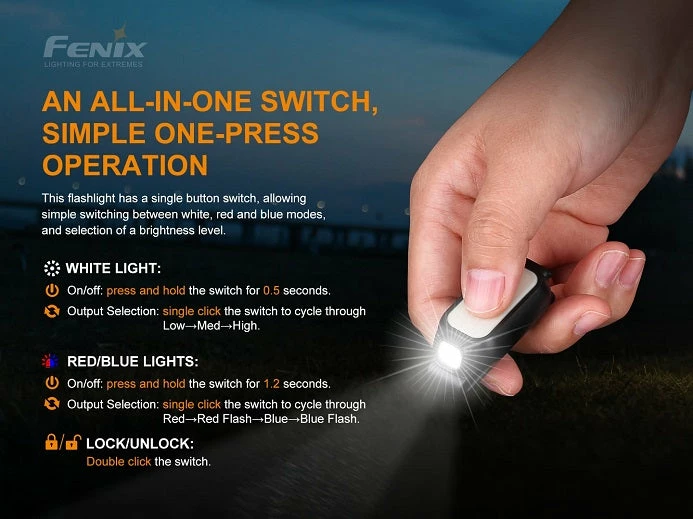 Fenix E-Lite 150 Lumens Multipurpose Mini Flashlight 9 Fenix E-Lite 150 Lumens Multipurpose Mini Flashlight