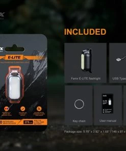 Fenix E-Lite 150 Lumens Multipurpose Mini Flashlight 26 Fenix E-Lite 150 Lumens Multipurpose Mini Flashlight