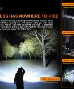 Fenix LR50R 12000 Lumen Multifunctional Search Light 24 Fenix LR50R 12000 Lumen Multifunctional Search Light