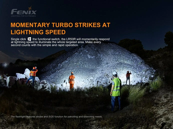 Fenix LR50R 12000 Lumen Multifunctional Search Light 8 Fenix LR50R 12000 Lumen Multifunctional Search Light
