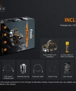 FENIX HP30R V2.0 RECHARGEABLE HEADLAMP
