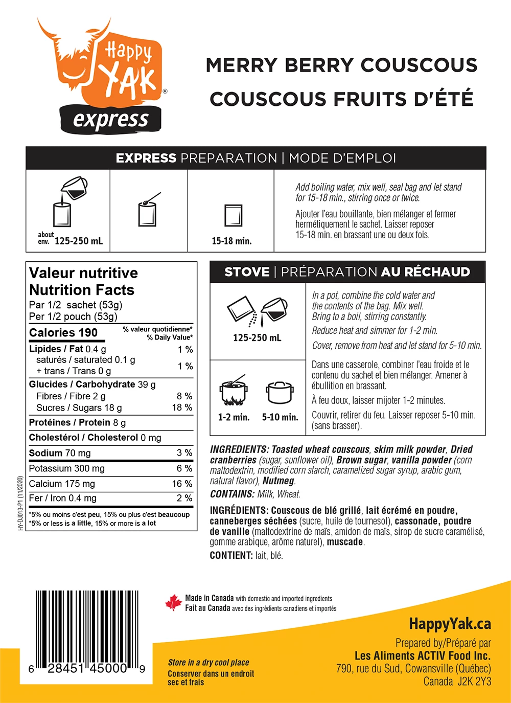 Food & Food Storage Happy Yak Protector Kit 12 Food & Food Storage Happy Yak Protector Kit