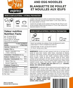 Food & Food Storage Happy Yak Chicken Blanquette And Egg Noodles