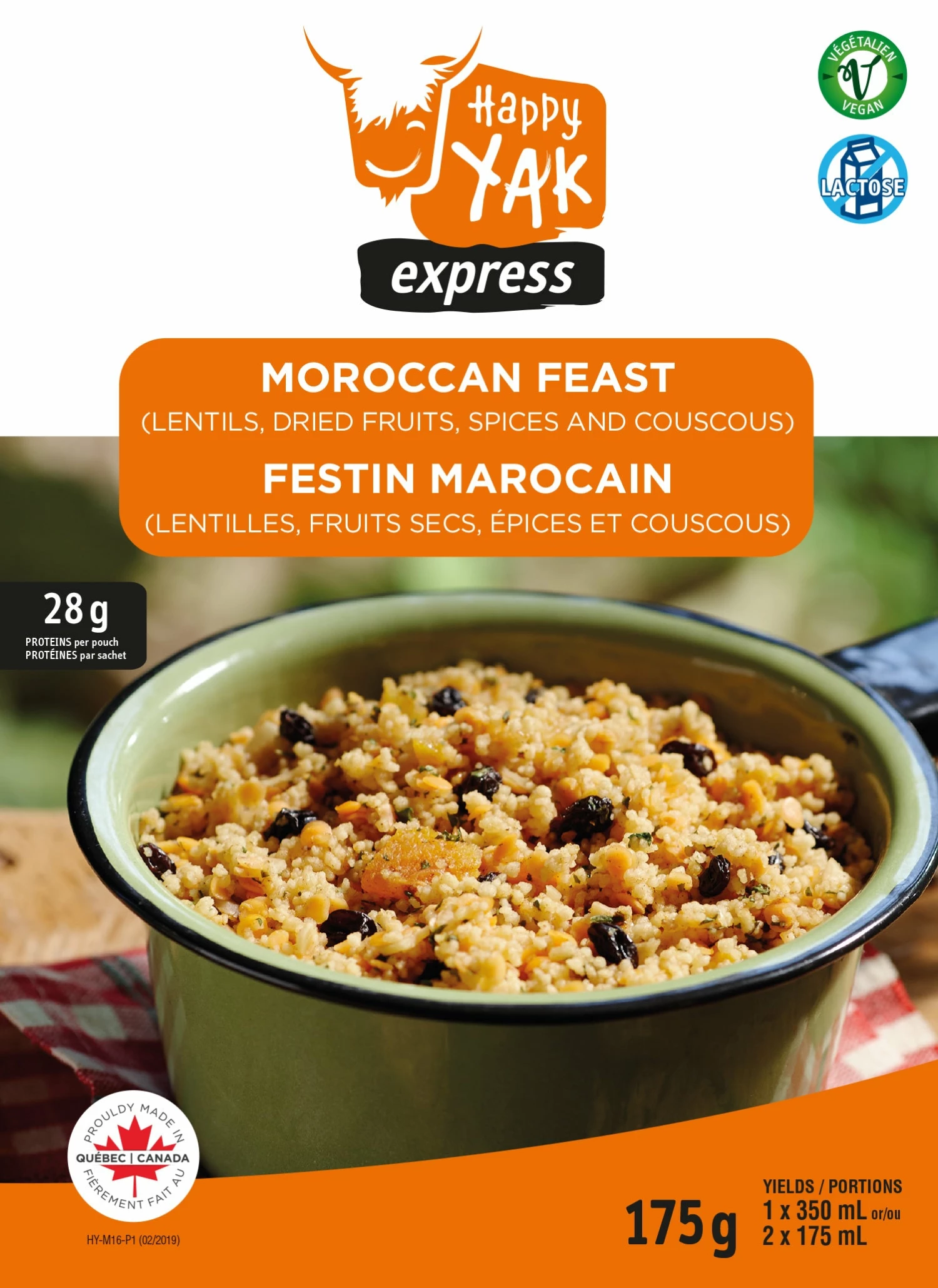 Food & Food Storage HAPPY YAK MOROCCAN FEAST 1 Food & Food Storage HAPPY YAK MOROCCAN FEAST
