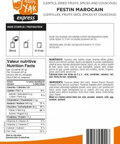 Food & Food Storage HAPPY YAK MOROCCAN FEAST