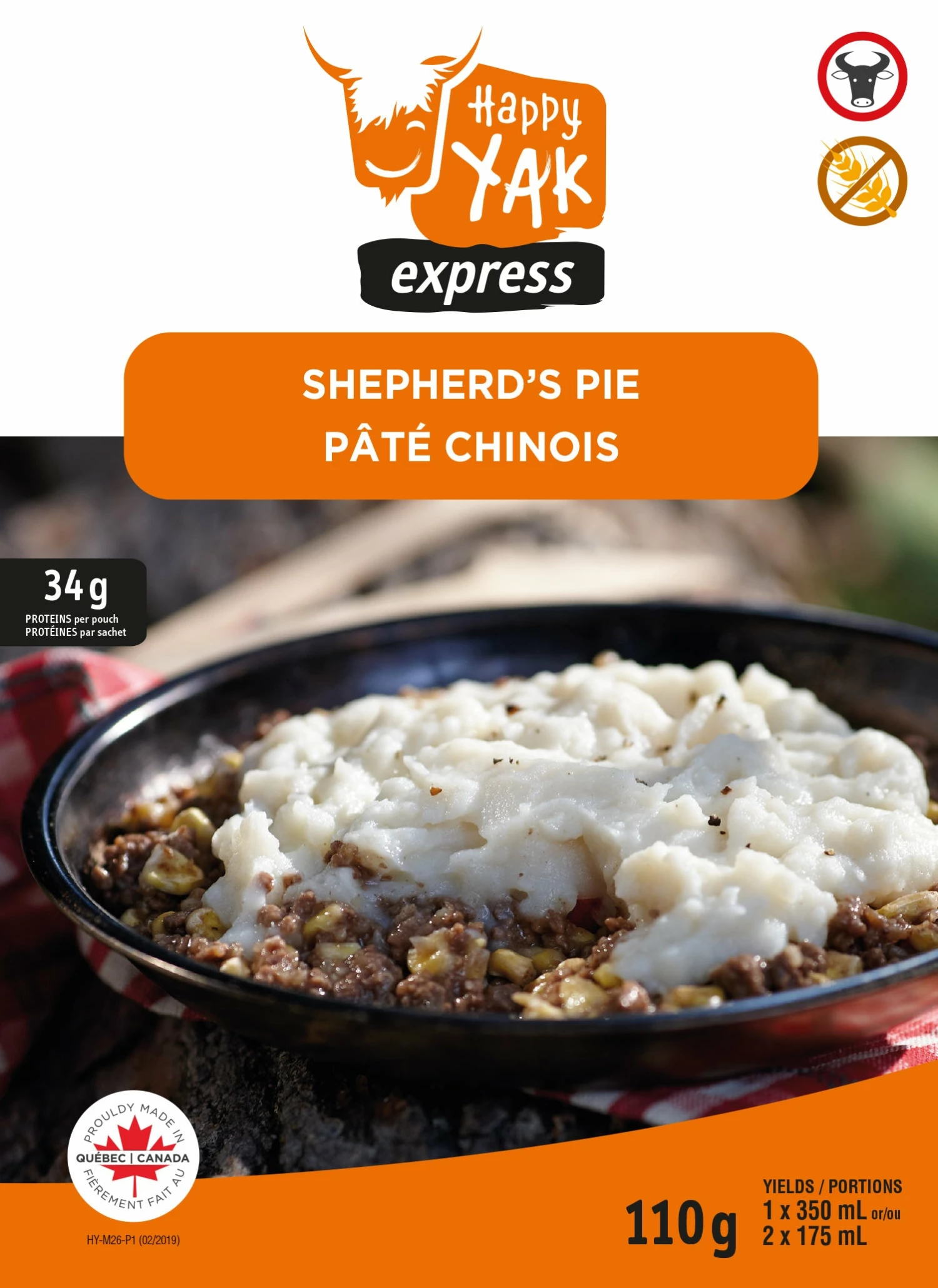 HAPPY YAK SHEPHERD'S PIE Food & Food Storage 1 HAPPY YAK SHEPHERD'S PIE Food & Food Storage