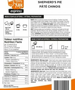 HAPPY YAK SHEPHERD'S PIE Food & Food Storage