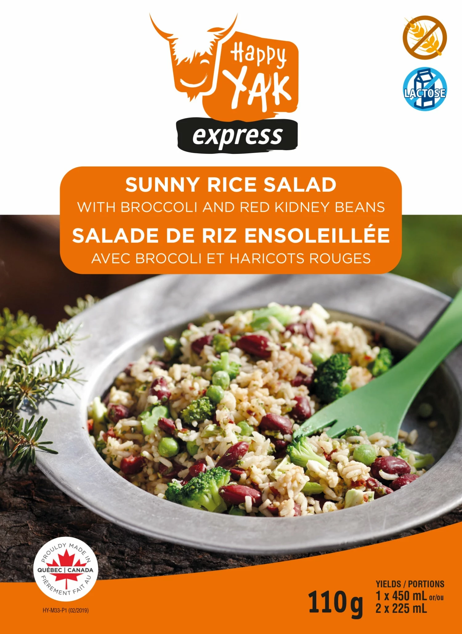 Happy Yak Sunny Rice Salad With Broccoli And Red Kidney Beans Food & Food Storage 1 Happy Yak Sunny Rice Salad With Broccoli And Red Kidney Beans Food & Food Storage