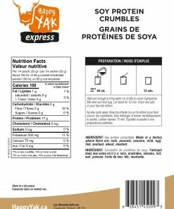 HAPPY YAK SOY PROTEIN FLAKES Food & Food Storage