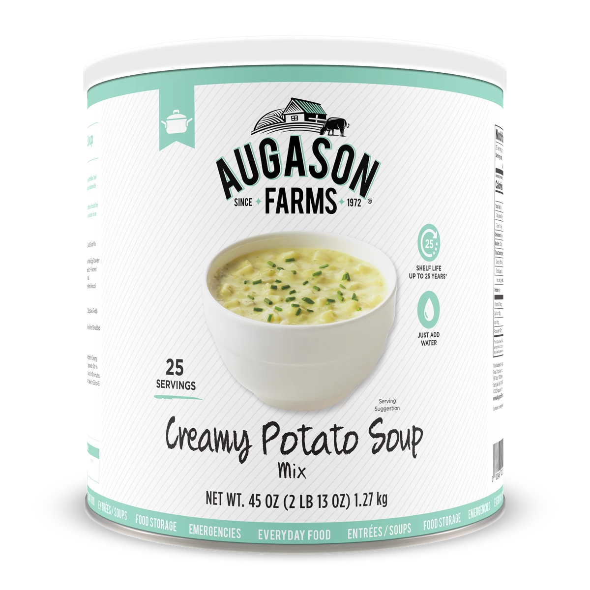 Augason Farms Creamy Potato Soup Mix Food & Food Storage 1 Augason Farms Creamy Potato Soup Mix Food & Food Storage