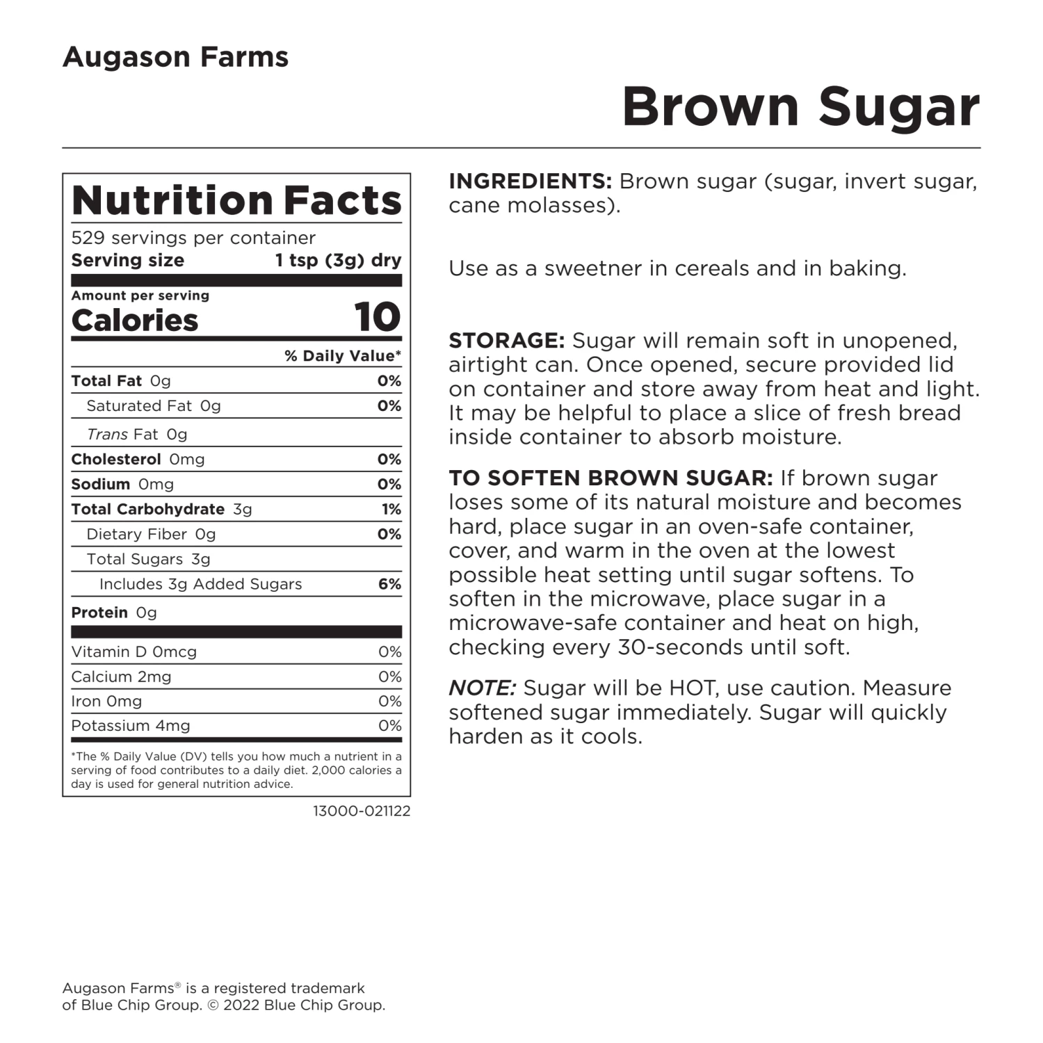 Augason Farms Brown Sugar 7 Augason Farms Brown Sugar