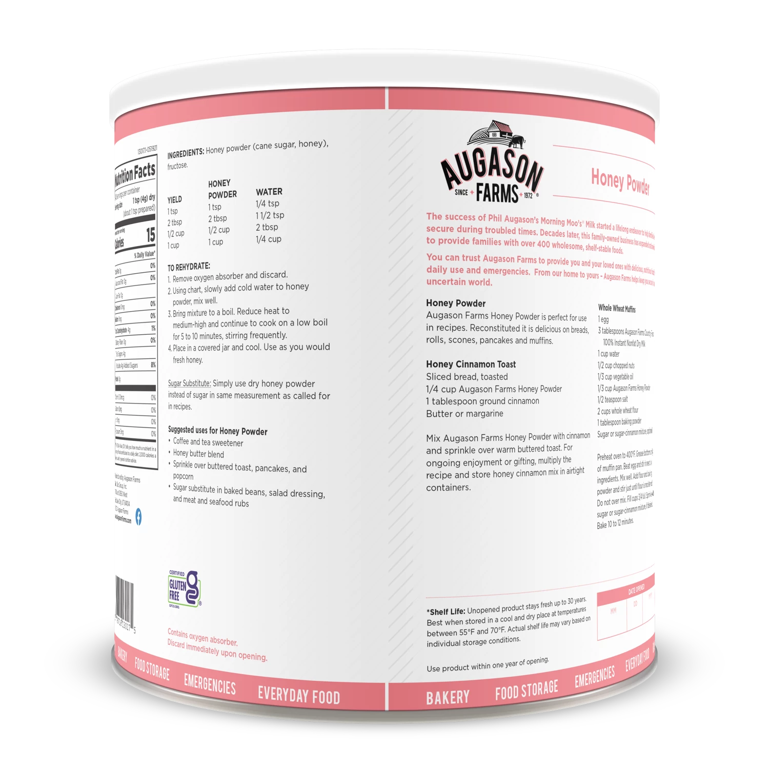 Augason Farms Honey Powder 2 Augason Farms Honey Powder