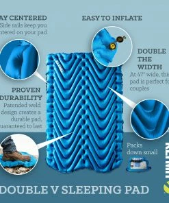 Sleeping Bags & Pads Klymit Double V Sleeping Pad 14 Sleeping Bags & Pads Klymit Double V Sleeping Pad