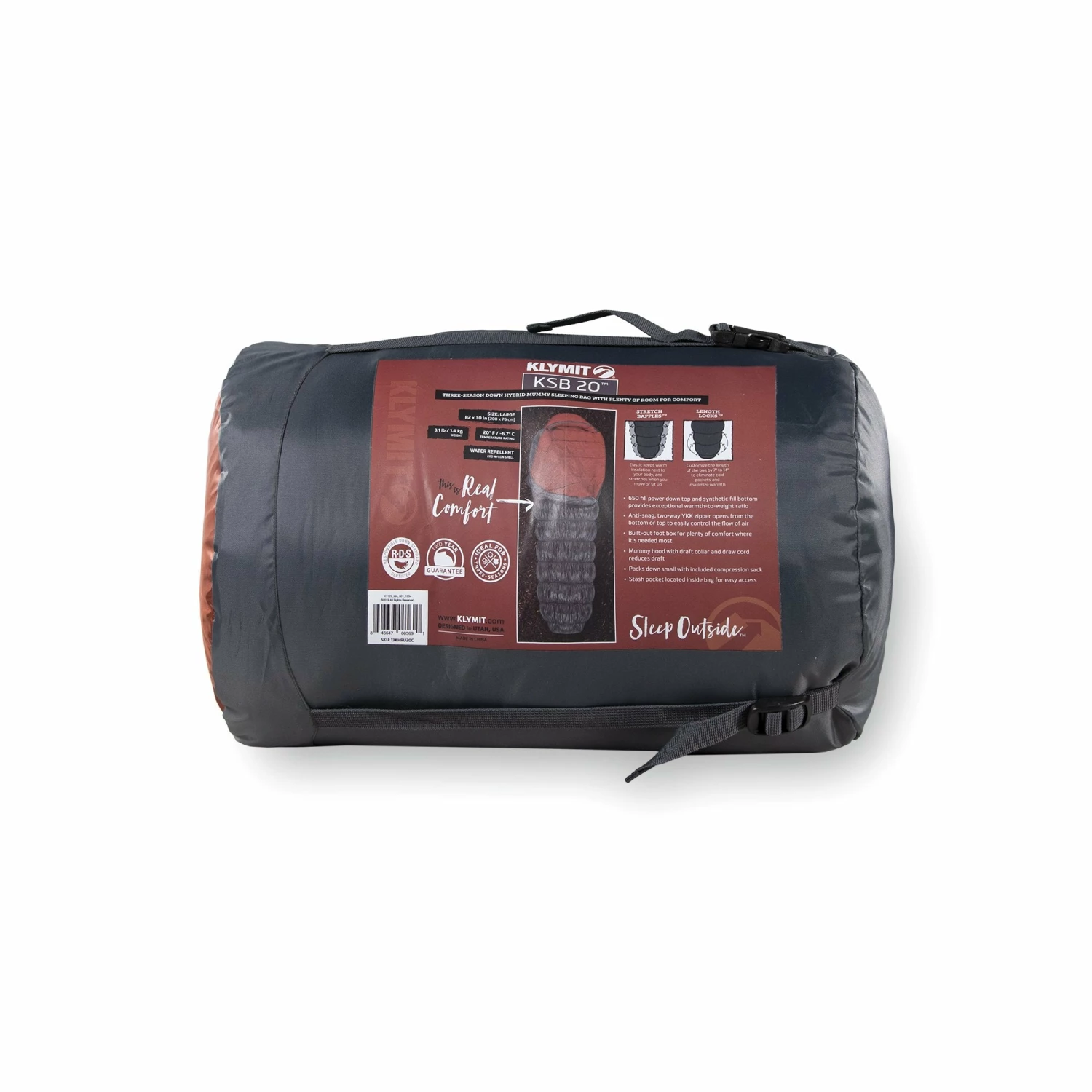 Klymit KSB 20 Sleeping Bag 11 Klymit KSB 20 Sleeping Bag