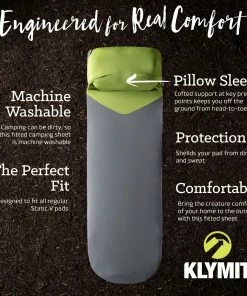 Klymit Quilted V Sheet Sleeping Pad Cover Camping & Hunting