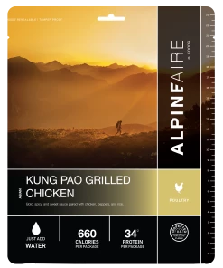 AlpineAire Kung Pao Grilled Chicken (GF) Backpacking Meals