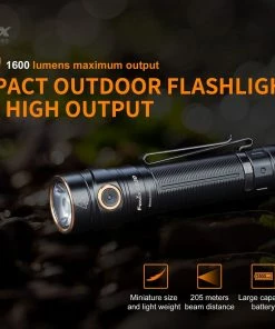 Flashlights Fenix LD30 1600 Lumens Ultra-Compact Flashlight With Tail Switch