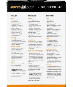 SPYPOINT LINK-MICRO-LTE CELLULAR TRAIL CAMERA