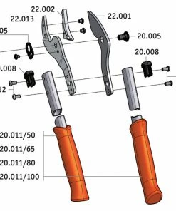 LÖWE LOWE Anvil Lopper With Curved Blade Home, Farm & Garden