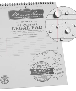 Rite In The Rain Weatherproof Legal Pad, 8.5 In. X 11 In.