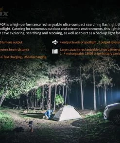 Flashlights Fenix LR40R Rechargeable 12000 Lumen Flashlight