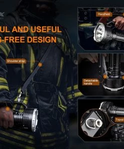 Flashlights Fenix LR80R 18000 Lumen Rechargeable Searchlight