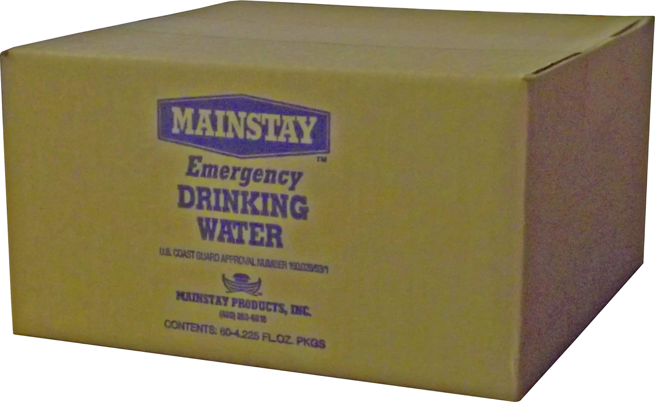 Drinks Mainstay Emergency Drinking Water - 125 ML Packet (Case Of 60) 3 Drinks Mainstay Emergency Drinking Water - 125 ML Packet (Case Of 60)