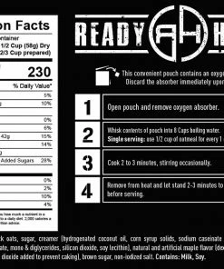 Ready Hour 4-Week Emergency Food Supply (2,000+ Calories/day)
