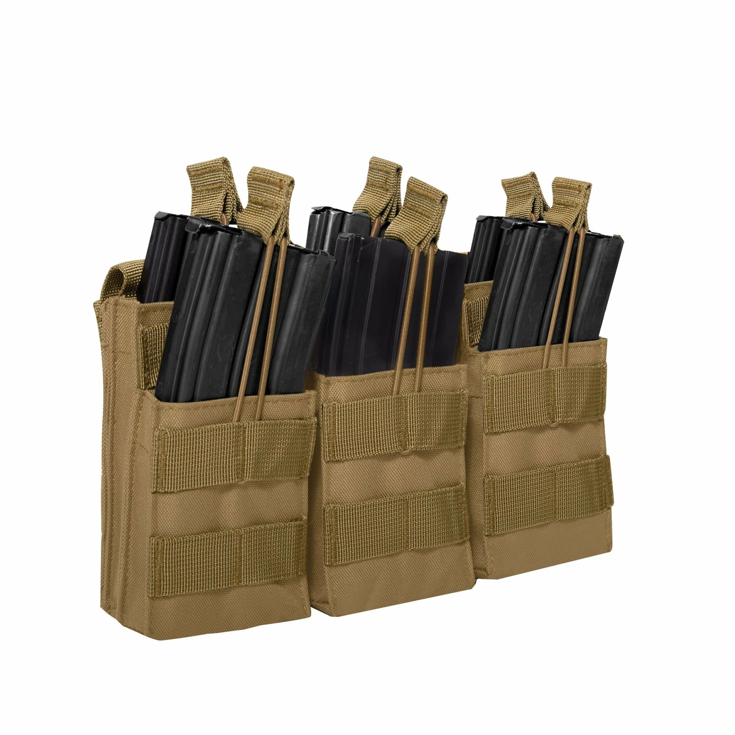 Rothco MOLLE Open Top Six Rifle Mag Pouch
